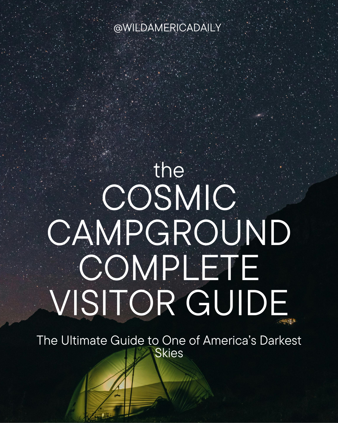 Cosmic Campground Visitor Guide *Instant Download*