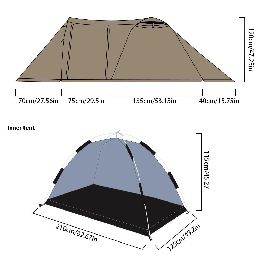 BaseCamp Tunnel Tent